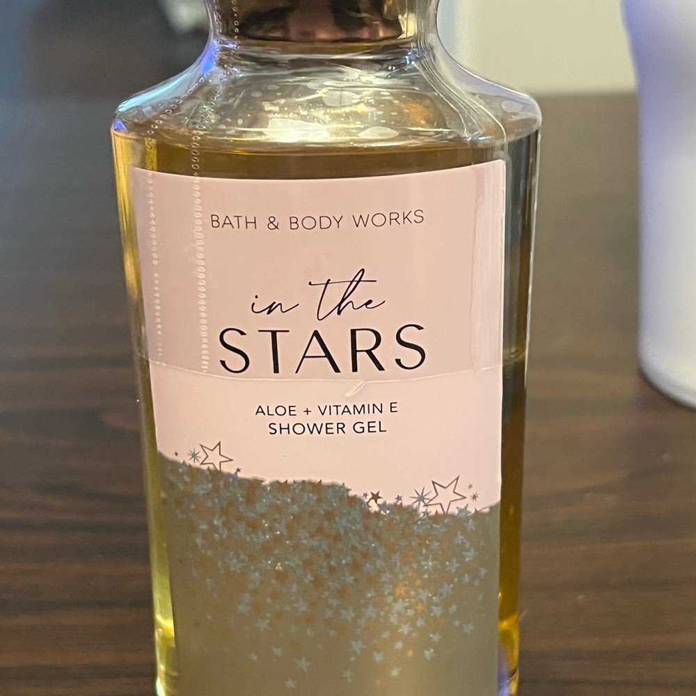 Bath & Body Works Gold Body Wash In The Stars